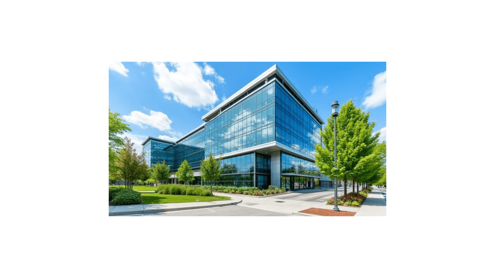 Modern commercial building representing property and portfolio operations